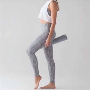 Lululemon Wunder Under High Rise Legging 8 Battleship
